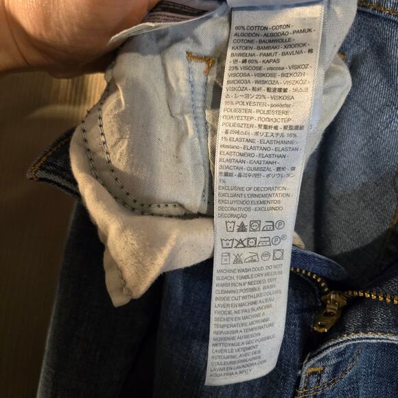 Vintage Y2K Levi Strauss & Co. 16M W33 L32 Blue Classic Bootcut Jeans [0451] - Picture 10 of 12